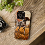 German Shorthaired Pointer Pointing Art Tough Phone Case