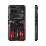 Night Rain R34 Skyline Car phone case | Sports Car Rear Lights, Reflective Road