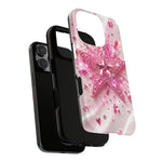 Pink Glitter Star Tough Case | Sparkle Phone Case