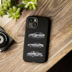Silver Prelude Sports Coupe Tough Phone Case for JDM Fans