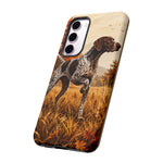 German Shorthaired Pointer Pointing Art Tough Phone Case