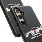 R34 Skyline Japanese Flag Race Car Phone Case | JDM GT-R Tough Cover