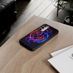 Neon Tiger and Koi Phone Case | Tough Case