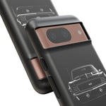 1969 Camaro Black Restomod Front Tough Phone Case Cover Gift