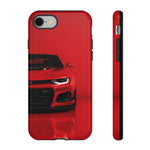 Red Camaro Phone Case, ZL1 American Muscle Car Tough Cover for Men, Gift