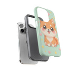 Shiba Inu Kawaii Chibi Smile Pet Dog Art Tough Phone Case