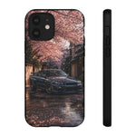 Cherry Blossom Street Scene R34 Skyline GTR Tough Case | Car Photo Cover