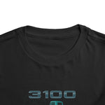 1956 Chevy 3100 Toddler T-Shirt – Aqua Classic Pickup Graphic Tee