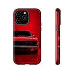Classic 68 Charger Phone Case, Red RT Muscle Car Cover, Mens Gift