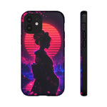 Neon Geisha Silhouette Phone Case | Tough Cover