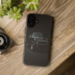 Black 1970 Nova SS Studio Front Tough Phone Case for Muscle Car Fans