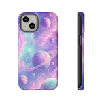 Pastel Galaxy Planet Vaporwave Art Tough Phone Case