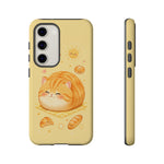 Orange Tabby Loaf Kawaii Chibi Pet Cat Art Tough Phone Case