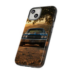 57 Bel Air Phone Case, Turquoise Classic Car Country Road Cover
