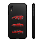 Z28 Red Triview Phone Case Classic Car Illustration