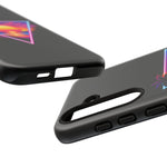 Synthwave Sunset Triangle Phone Case Retro Vaporwave Case