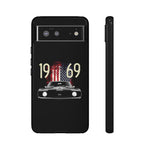 1969 Camaro SS American Flag Tough Phone Case Cover Gift Art