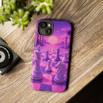 Pastel Chess Infinite Board Vaporwave Art Tough Phone Case