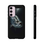 Tarpon Fishing Phone Case, Saltwater Portrait Black Cover, Gift