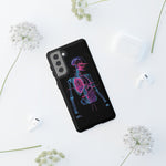 Neon Anatomical Skeleton Phone Case | Internal Displacement Art