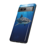 Tiger Shark Phone Case, Dappled Blue Water Tough Cover