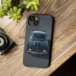 1969 Camaro SS Black Overhead Tough Phone Case Cover Gift Art
