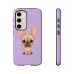 French Bulldog Bat Ears Kawaii Pet Dog Art Tough Phone Case