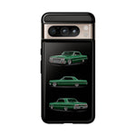 Green Impala Lowrider Phone Case Tough Classic Car Multi View Print