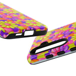 Trippy Daisy Retro Floral Pattern phone case | Tough Cases