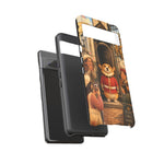 Corgi Royal Guard phone case | Cute British corgi soldier illustration