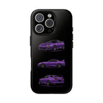 MK4 Supra Phone Case Purple, Three-View Vector Cover