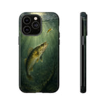 Walleye Fishing Night Bite Tough Phone Case