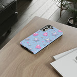 Pink Hearts & Holographic Stars Phone Case | Tough Cover