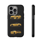 Gold Fairlady Z Classic Sports Car Tough Phone Case - 3 View