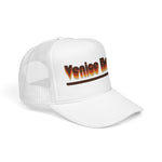 Venice Beach California Trucker Hat Retro Vintage Sunset Foam Snapback Mesh Cap LA Coastal Style