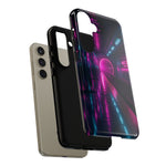 Neon Future Subway Station Tough Phone Case Cover Gift Art