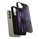 Matte Gray MK4 Supra Violet Neon Pillars Case