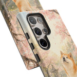 Akita under Cherry Blossoms Dog Breed Phone Case