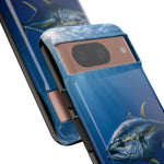 Yellowfin Tuna Phone Case, Deep Blue Water Tough Cover, Gift