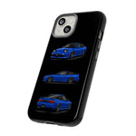 Blue 180SX JDM Sports Car Phone Case Tough Multi View