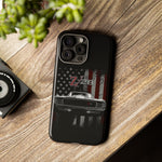 Z28 Camaro USA Flag Phone Case for Chevy Fans, Tough Cover