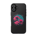 Great Dream Wave Circular Badge Vaporwave Phone Case – Japanese Aesthetic
