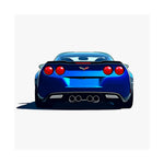 C6 Z06 Poster Wall Art Print Blue Chevy Sports Car Garage Decor Gift