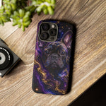 French Bulldog Galaxy Marble Art Tough Phone Case