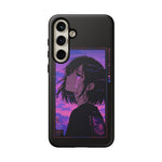 Melancholy Anime Girl Phone Case Vaporwave Tough Case