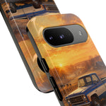 73 Chevy C10 Square body Truck Two-Tone Sunrise Tough Phone Case