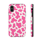 Pink Cow Print Tough Case | Phone Protective Hard cover