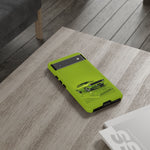 Green Cuda Muscle Car phone case for Gear Heads