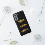 Gold Fairlady Z Classic Sports Car Tough Phone Case - 3 View