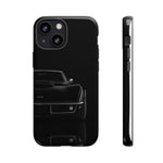 Black 1969 Corvette Art Phone Case, C3 Stingray Sports Car Tough Cover